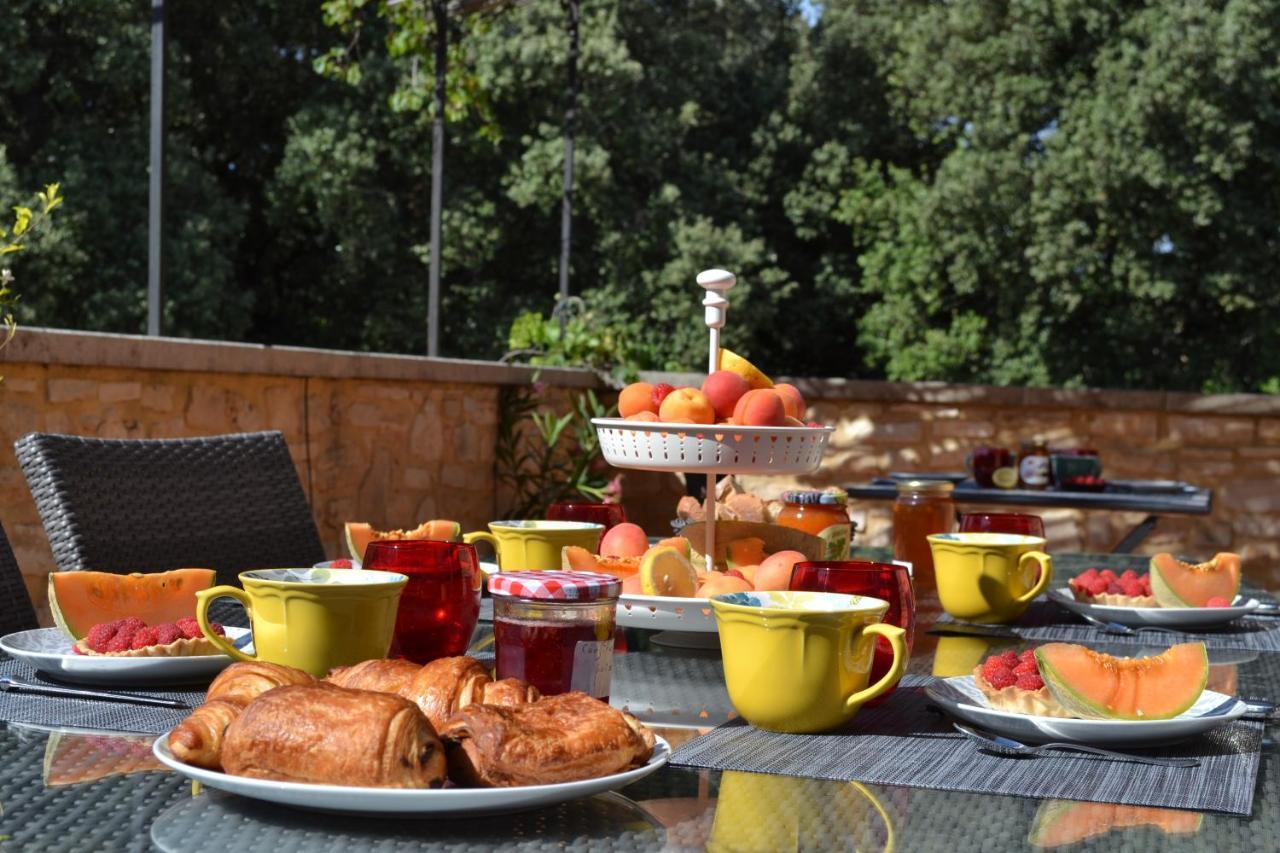 La Romagnolette Bed & Breakfast Saint-Restitut Dış mekan fotoğraf