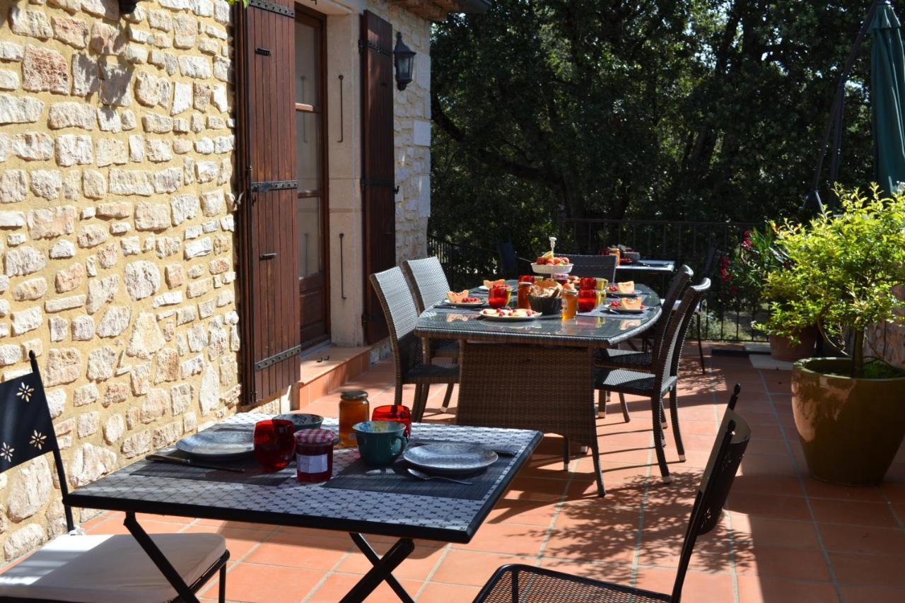La Romagnolette Bed & Breakfast Saint-Restitut Dış mekan fotoğraf